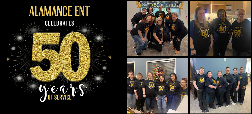 50 Years of Services - Anniversary Banner - Mebane, NC