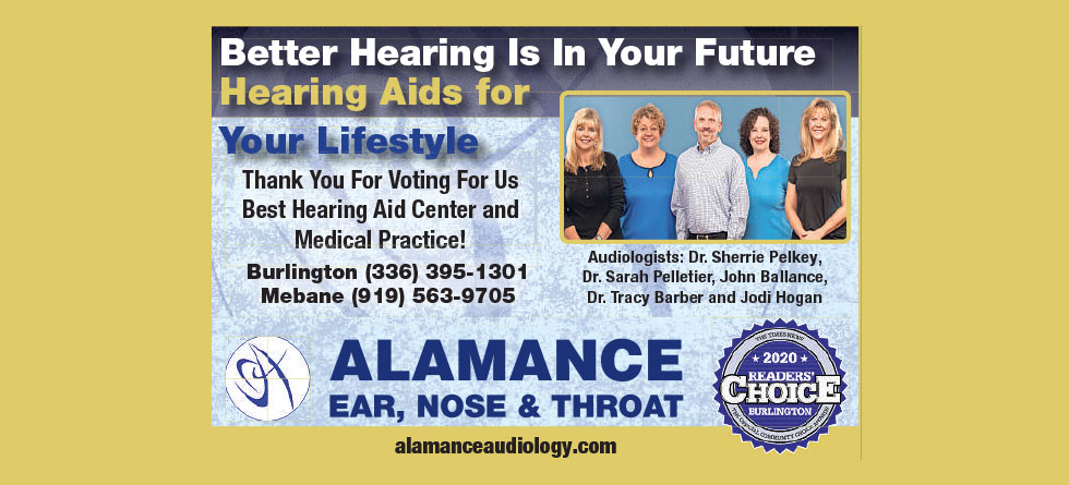 Award Banner - Burlington and Mebane, NC