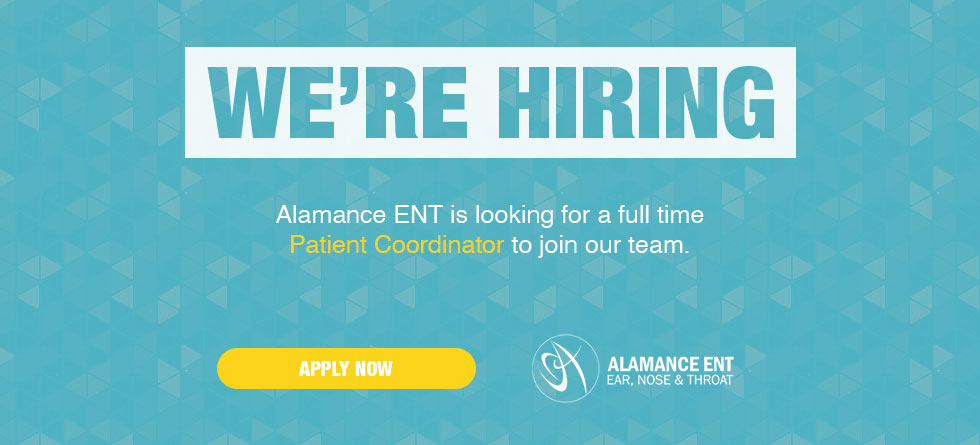 We're Hiring - Burlington and Mebane, NC